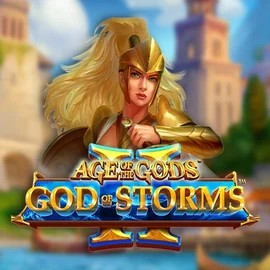Slots logo of Age Of The Gods: God Of Storms 2 from Playtech at Rizzio Casino