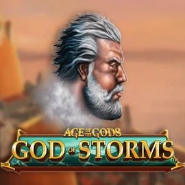 Age Of The Gods: God of Storms game by Playtech – logo hosted on Rizzio Casino