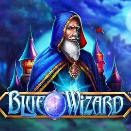 Blue Wizard logo – Slots by Quickspin at Rizzio Casino