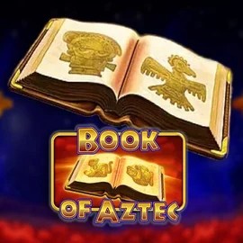 Slots logo of Book of Aztec from Amatic Industries at Rizzio Casino