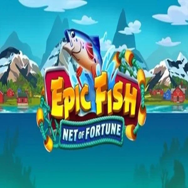 Epic Fish Net of Fortune online game logo by Quickspin on rizzio-casinos.com