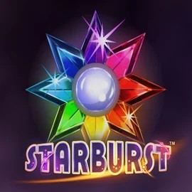 Starburst game by NetEnt – logo hosted on Rizzio Casino